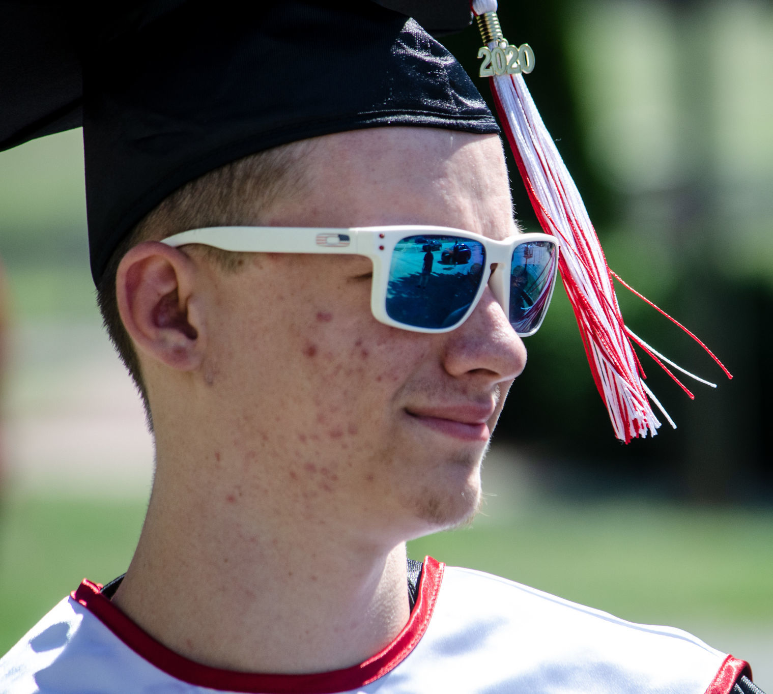 Northwest Guilford High School's drive-thru graduation